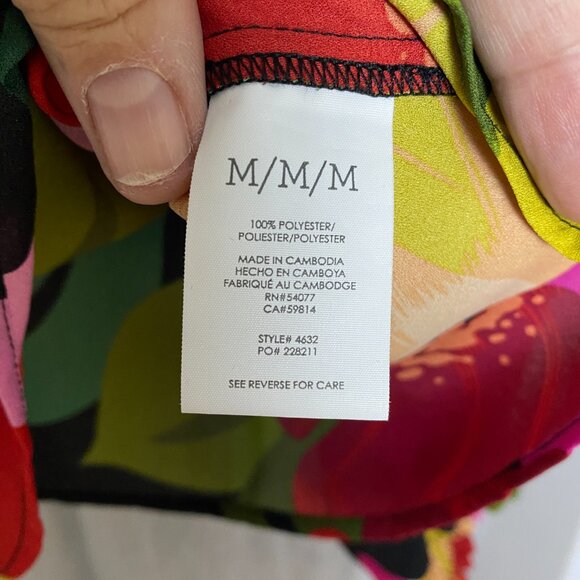CAbi M Flora Blouse (21" PTP) - Picture 5 of 6